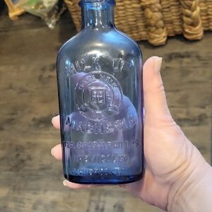 Antique Milk Of Magnesia/Cobalt Blue RARE Bottle/ EUC